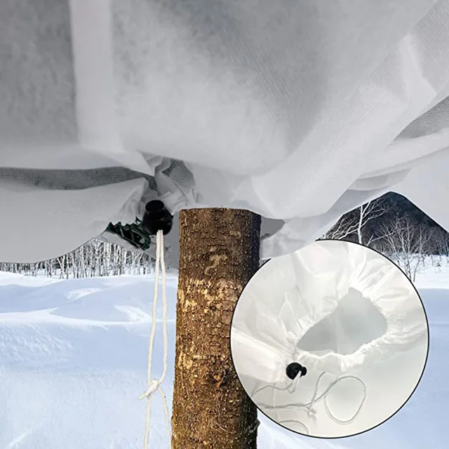 Téli Termálfedél Fa Cserje Növényvédő Zsák Fagyálló Védelem Kis Fák Számára Az Udvar Kerteiben - Image 4