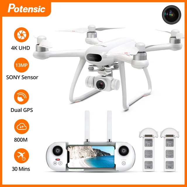 Potensic P1 Dreamer Drone With 4K Sony Camera 31Mins Flight Time WiFi FPV GPS RC Quadcopter Brushless Motors Professional Plane 1