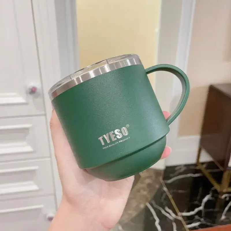 thumbnail image 1 of 600ml 750ml 900ml Coffee Cup Thermal Vacuum Mug Stainless Steel Non-slip Leak-Proof Thermos Insulated Cup Milk Tea Water Bottle, 1 of 5
