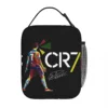 Insulated Lunch Tote Bag Cr7 Ronaldos Signature Merch Football Food Box Multifunction Thermal Cooler Lunch Box for School 1