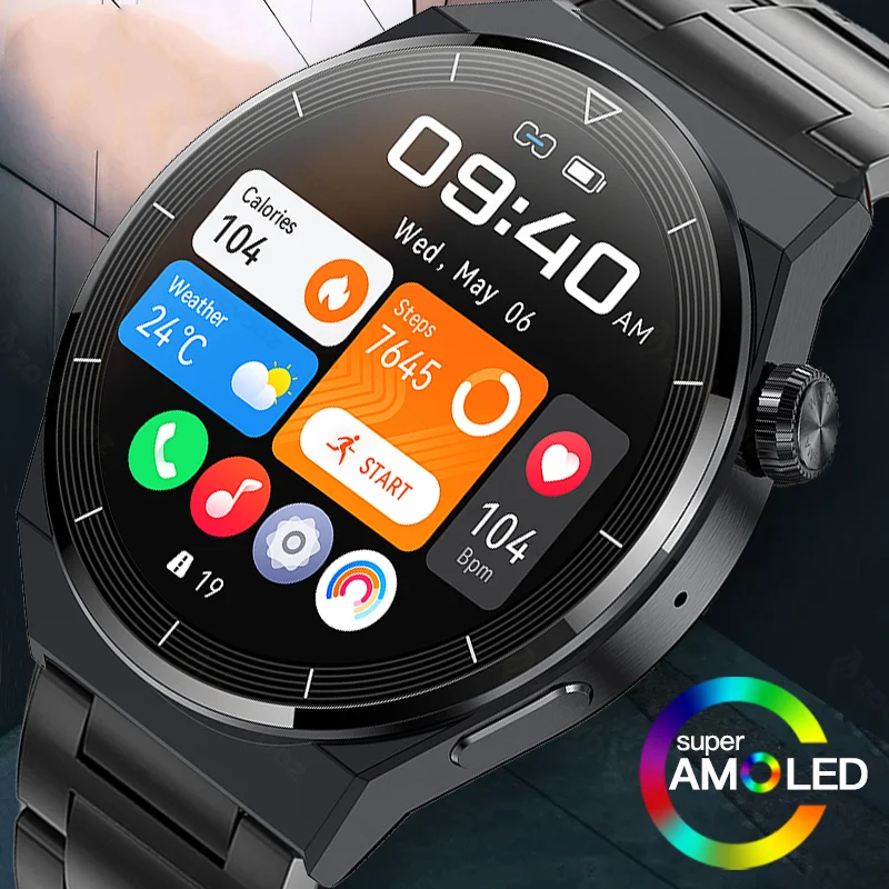 2023 New Smart Watch Men Custom Dial Voice Call Blood Pressure Monitor