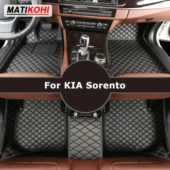 MATIKOHI Custom Car Floor Mats For KIA Sorento Auto Carpets Foot Coche Accessorie 1
