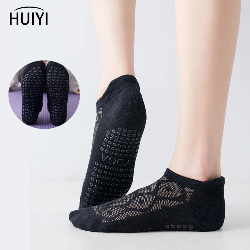 Calcetines Yoga antideslizantes para mujer, zapatillas antideslizantes para Pilates, deporte, Ballet, baile, Barre| | - AliExpress