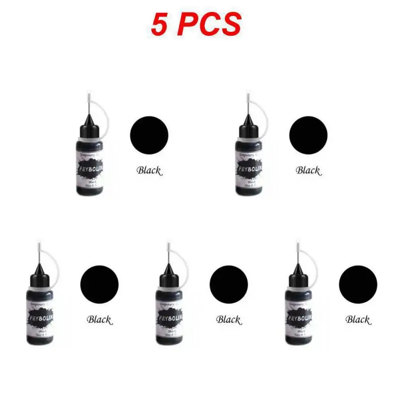 1/3/5/10PCS Ink Henna Tattoo Male Temporary Semi-permanent DIY Tools 7 Color Demand Plant Tattoo Milk Art Female tattoo ink,tattoo ink pigment,tattoo ink kit