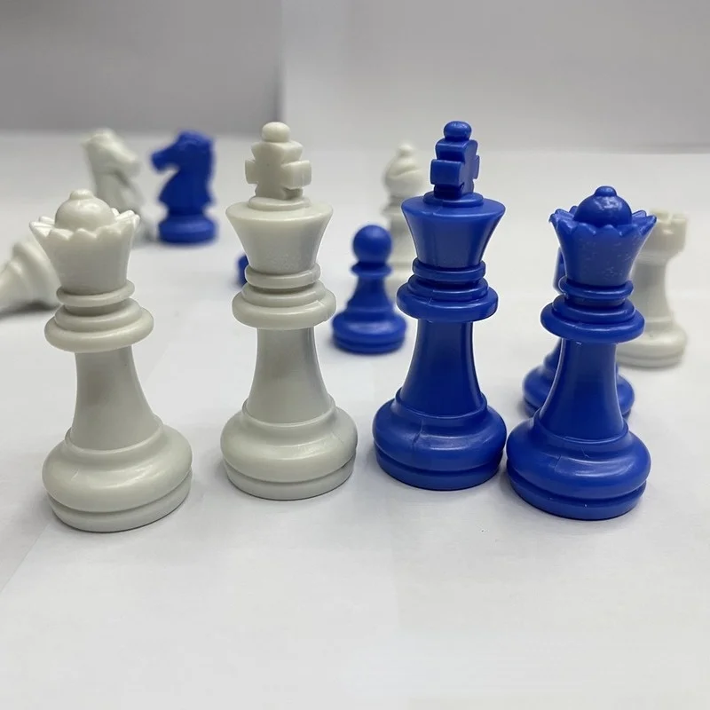 A Set of Plastic PS Material Chess Pieces King 49mm High about 85 Grams Without Chess Board board game,table games,chess pieces