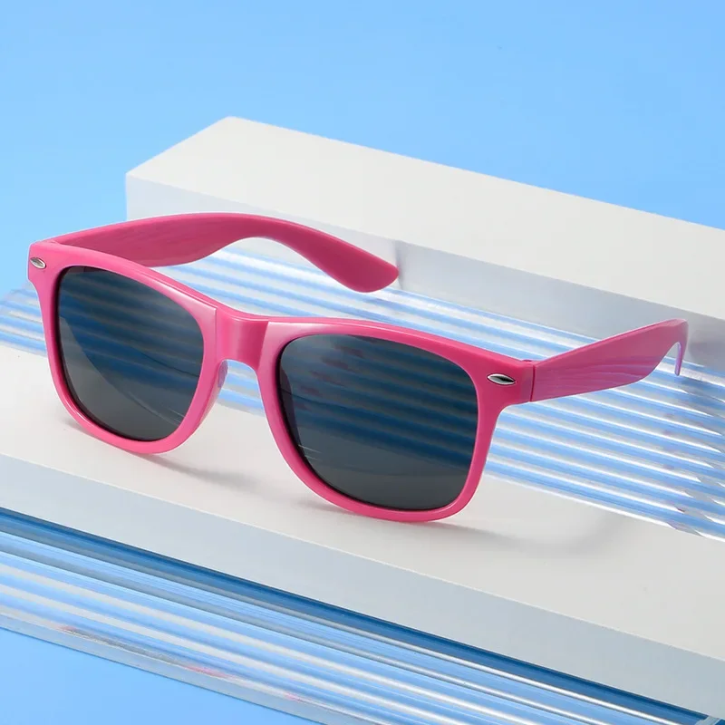 Gafas De Sol con montura redonda para niños y niñas, lentes De Sol a la moda, con protección UV400