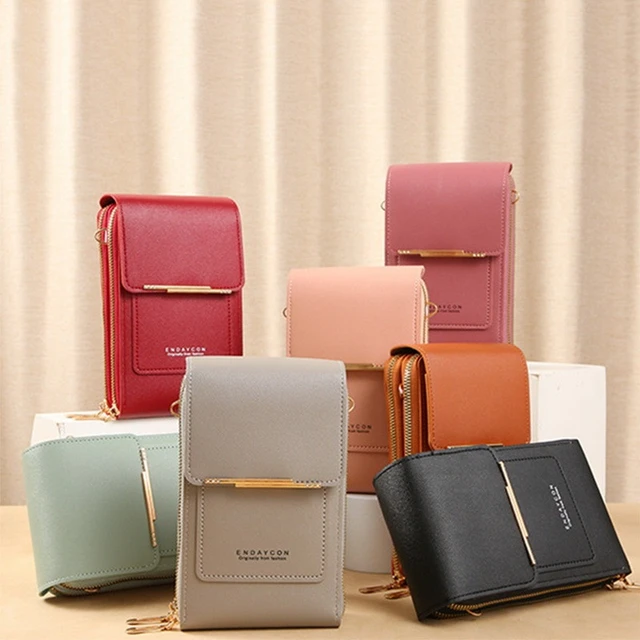 Women Crossbody Shoulder Bags Wallets Touch Screen Cell Phone