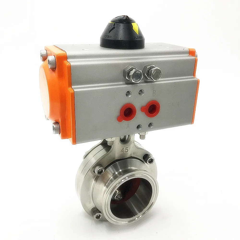 

Тройной зажим, наружный диаметр 316 мм, нержавеющая сталь 119, односторонний санитарный пневматический клапан-бабочка, 4 дюйма