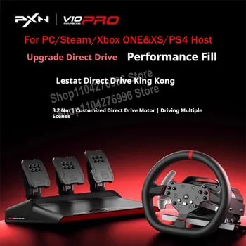 PXN V10 PRO Direct Drive Racing Simulator Game Steering Wheel Euro Truck 2 For PC/Xbox/PS