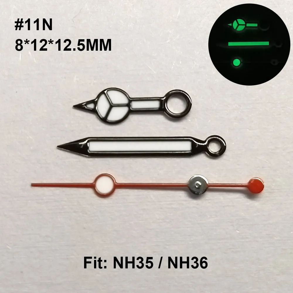Luminous 12.5mm Watch Hands - Premium Watch Accessories