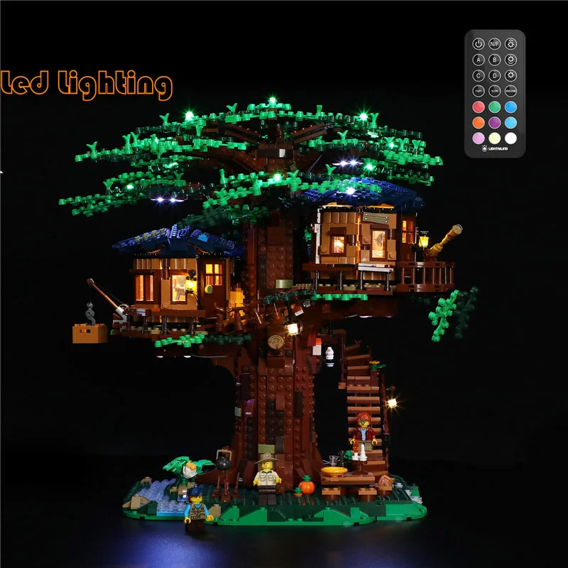 

Led Lighting Kit For 21318 Tree House Playset Ideas Building Blocks Remote Control Version Led (Only Led Light Kit)