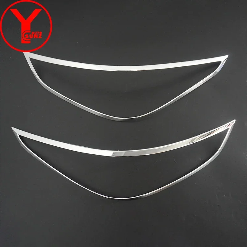 

ABS Head Light Cover Trim For Hyundai Verna Solaris Accent 2018 2019 2020 2021 Front Frame Cover Accessories YCSUNZ