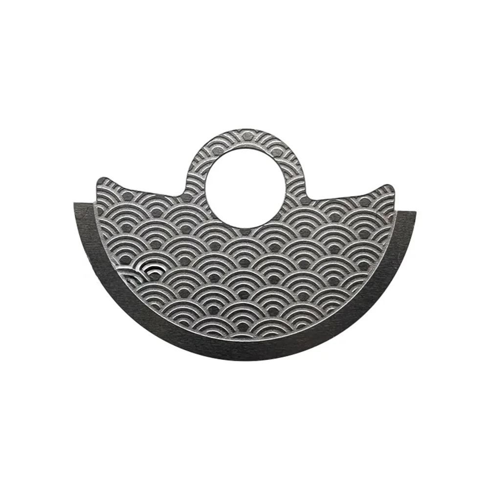 Wave Pattern Automatic Hammer Rotor Metal Patch for Watch Movement Retrofit
