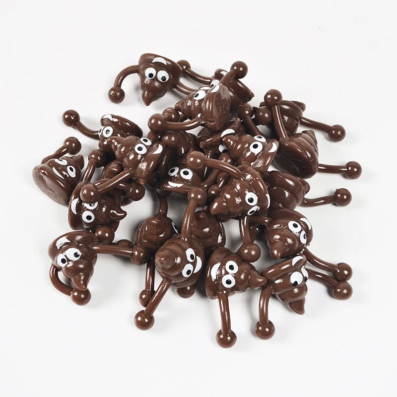 Toys Funny Poop Slingshot Prank Fake Poop 5pcs/set Boy Girl Birthday Party Favor Adult Kids Games Gifts Goodie Bag Fillers prank toys fake poop toys