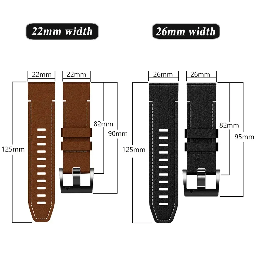 Premium QuickFit Leather Silicone Hybrid Watch Strap – Versatile, High-Quality Design