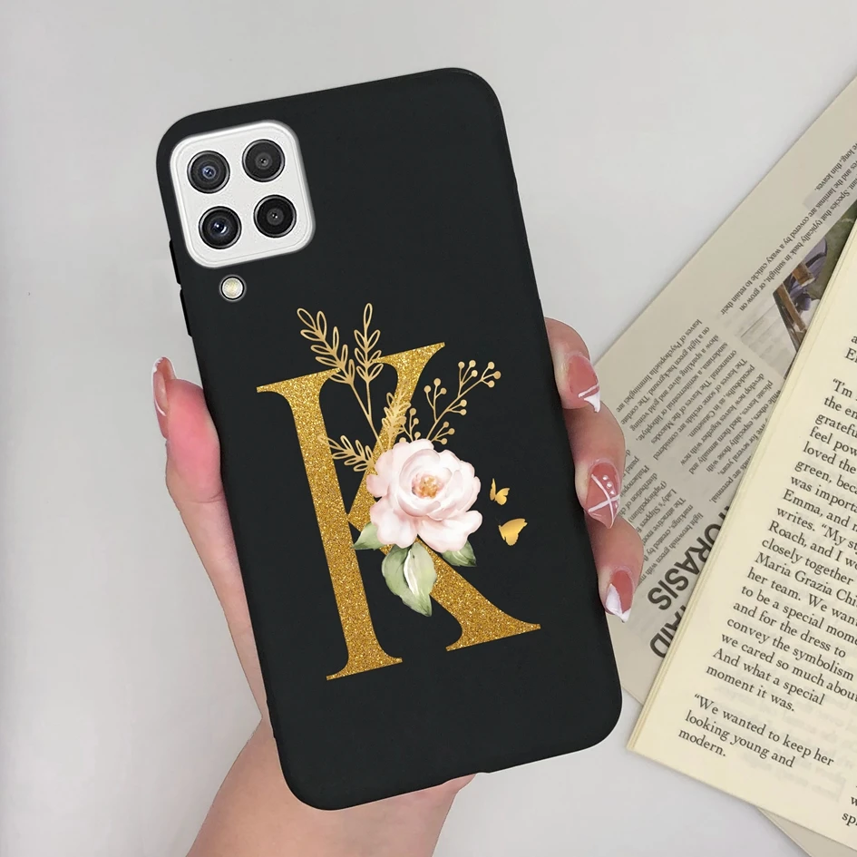Luxury Pink Silicone Soft TPU Phone Case - Protective Back Cover with A-Z Letters