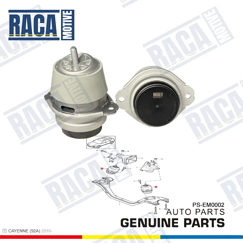 Engine Mount Engine Motor Bracket 7L8199131 95837504900 95537504900 For Porsche Cayenne VW Touareg 3.2L 3.6L Audi Q7 3.0 TDI