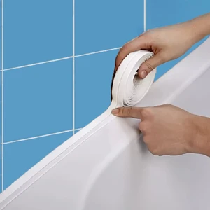 Bathroom Shower Sealing Tape Pvc Sealing Strip Tape Caulk Strip Tape Waterproof Mildew proof Wall Sticker Kitchen Sink Edge Tape