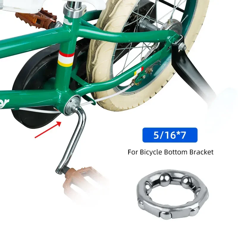 MTB Road Bike Headset Bottom Bracket Axle Ball Bearing Retainer Carbon Steel Bicycle Replacement for Hub Crank Fork bicycle ball bearing