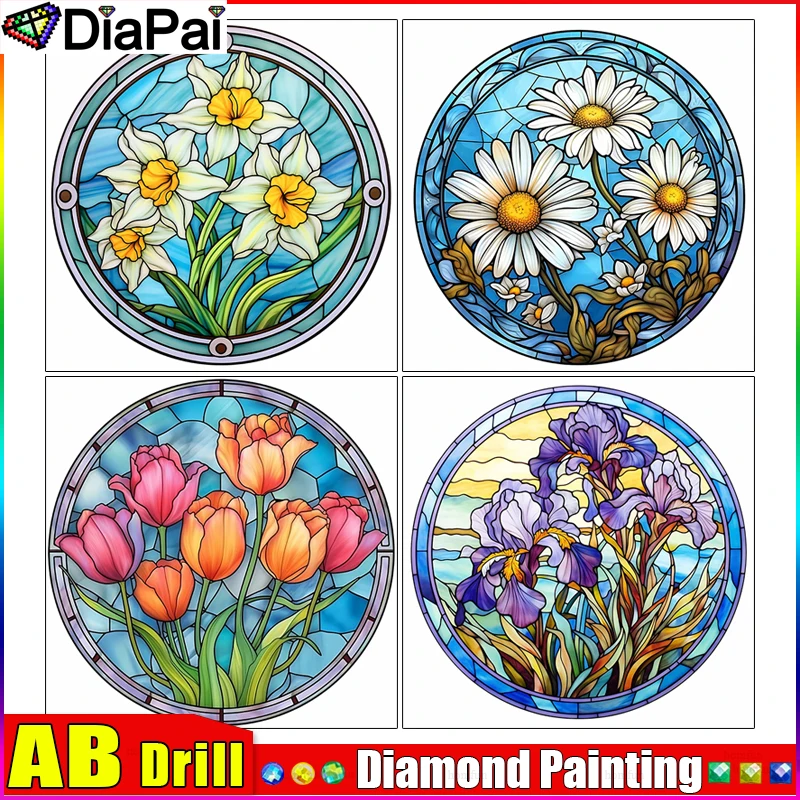 

Набор для алмазной вышивки «цветы, Подсолнухи, розы, тюльпан»