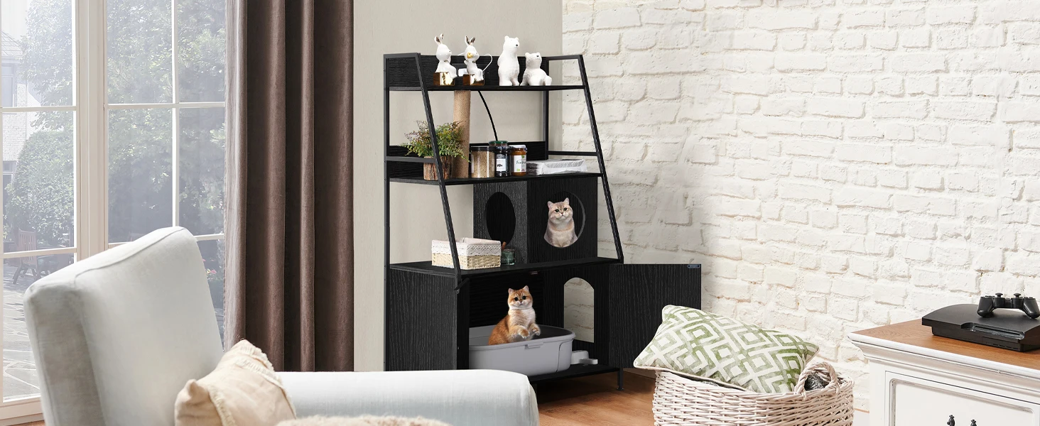 cat litter box enclosure