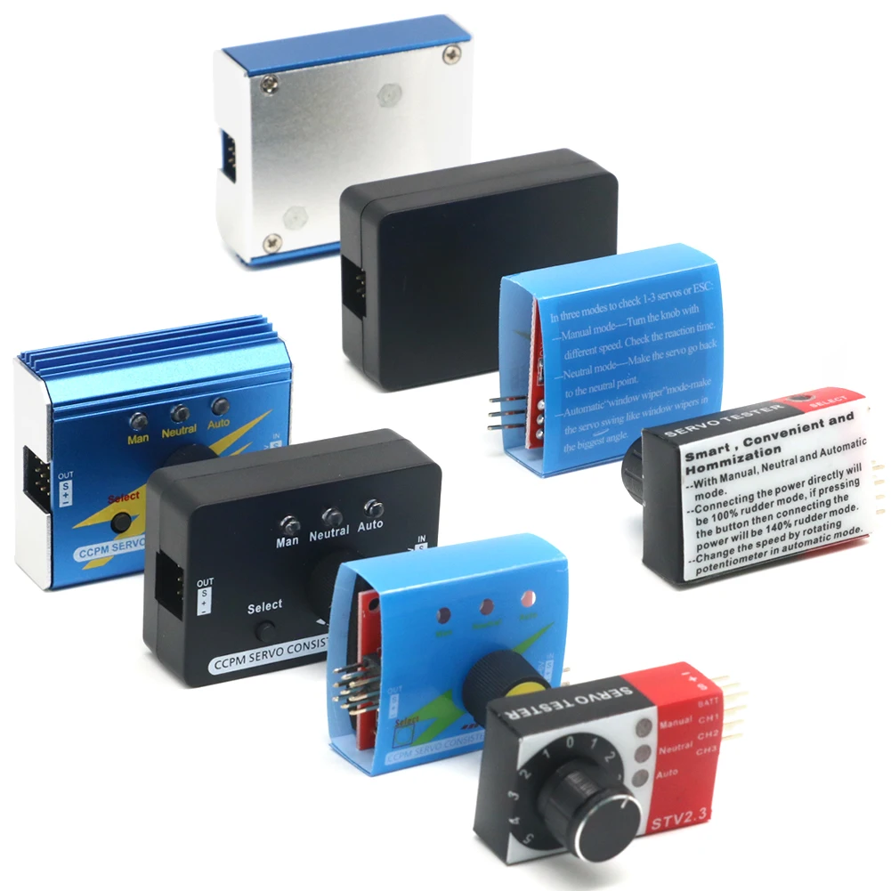 Testeur De Servo Numérique/testeur De Cohérence ESC Mesure Du Mécanisme De Direction Pour FPV RC Hélicoptère Avion Voiture Servo Testeur Outil
