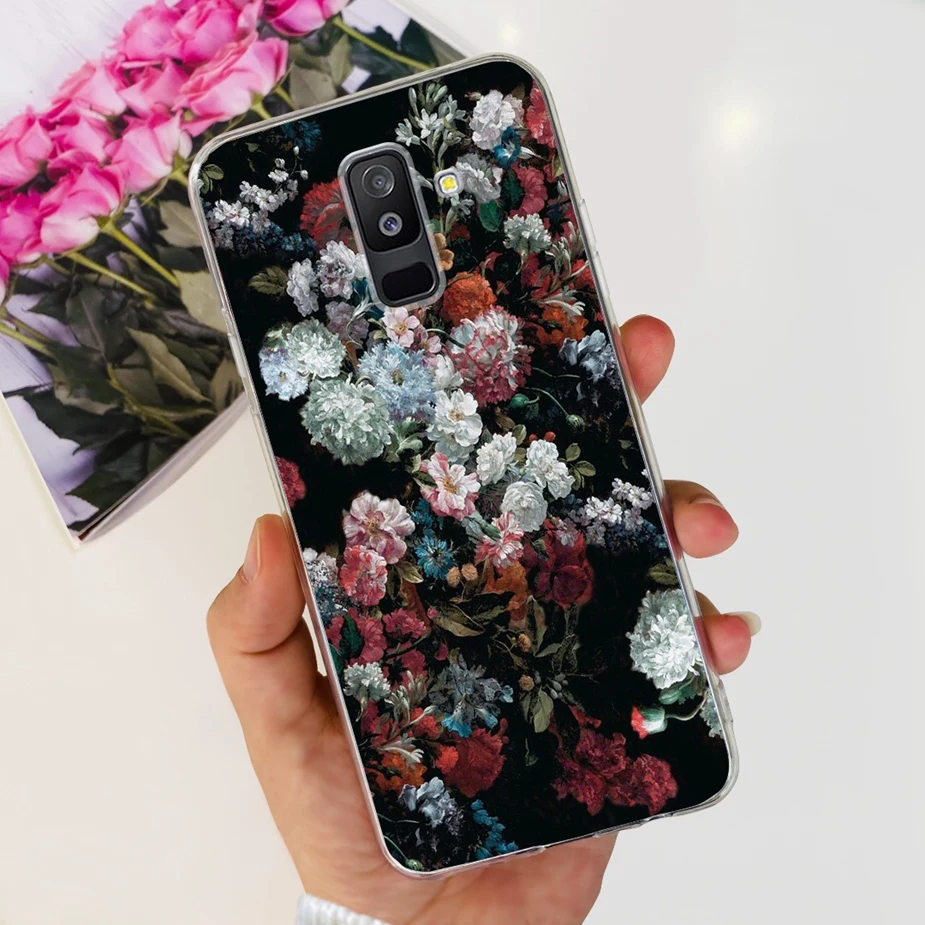Cute Painted Soft Silicone Phone Case Bumper Cover