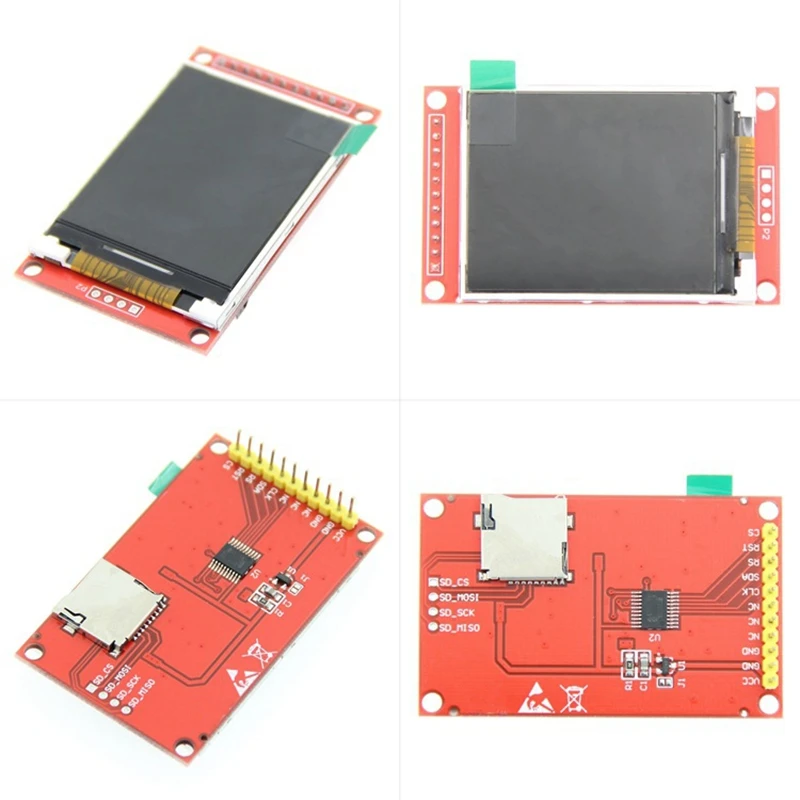 TFT LCD ũ , ÷ ũ ÷, SPI  Ʈ ÷ ũ,  4 IO ̹, 1 , 2.0 ġ, 176x220