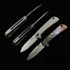 Space SK1502 Folding Knife VG10 Steel Titanium Handle Outdoor Camping Portable angling Knife tool EDC 4