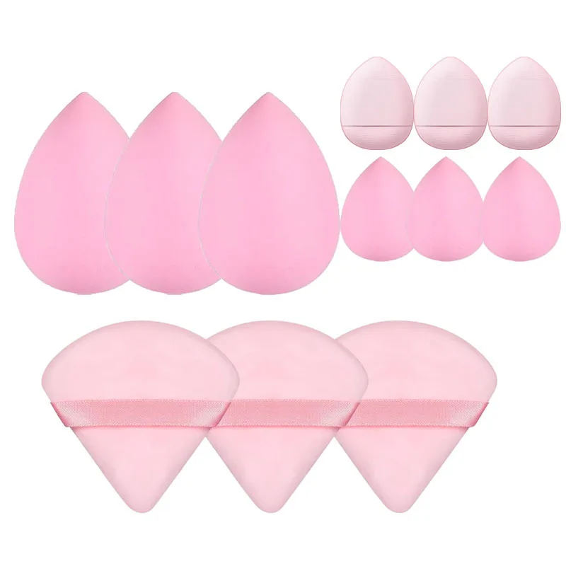 Makeup set Spa Face Wash Skin Care Headband Wristband Mini Beauty Egg Triangular Powder Puff Face Puff Finger Powder Makeup Set