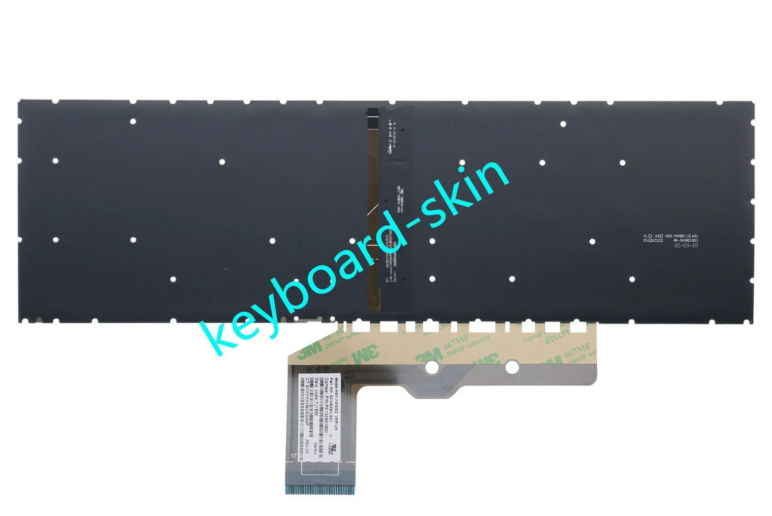 Teclado Retroiluminado Preto dos Eua sem Moldura para hp Envy X360 15-ee 15-ee1083cl 15m-ee 15m-ee0013dx Series Novo - Imagem 3