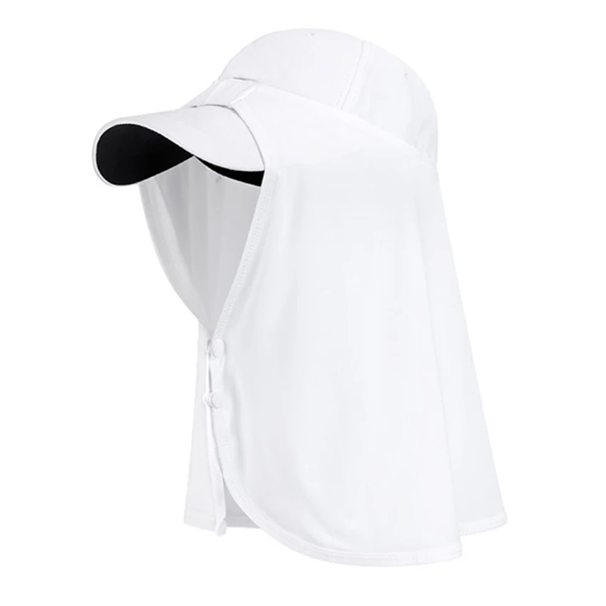 Outdoor Sunscreen Scarf Ice Silk Breathable Summer UV Protection Three-Dimensional
