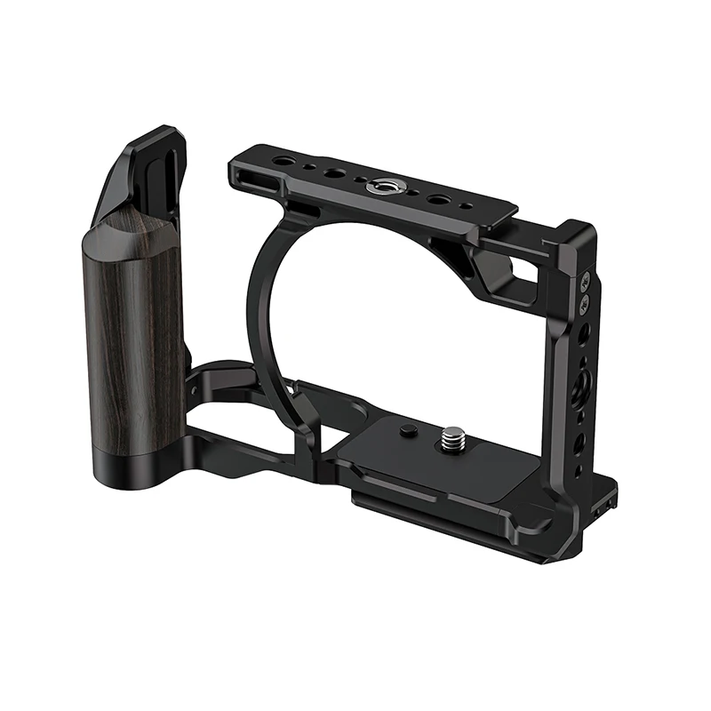 Für Nikon ZR ZR Kamera-Käfig Seitlicher Obergriff Videokamera-Halterung Schutzgehäuse Cold Shoe Halterung 3/8 1/4 Zoll Loch Mikrofonanschlüsse – Detail 27