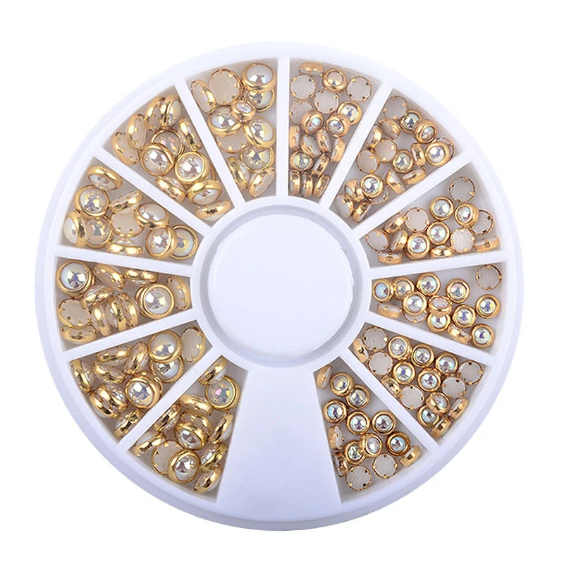 Nagelteile, Nagelkunst, Glitzer, Strass, Kristall, Edelsteine, Schmuck, Perlen, Maniküre, Dekoration, Zubehör, Nagelbedarf für Profis – Detail 16