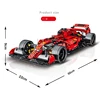 2024 New Technical Formula F1 Racing Car Building Blocks Set Model MOC Assembly Vehicle Bricks Kids Toys for Boys Christmas Gift 5