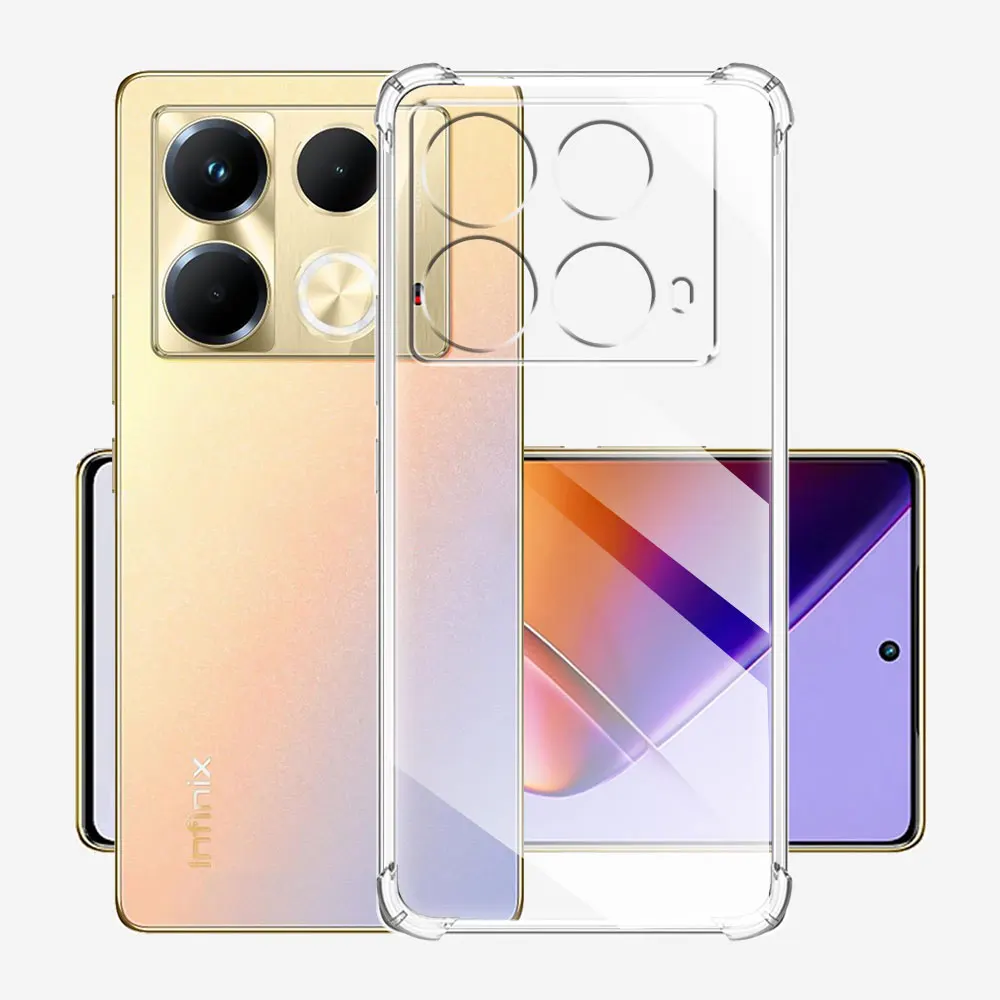 Clear Shockproof Silicone Soft Phone Case Cover
