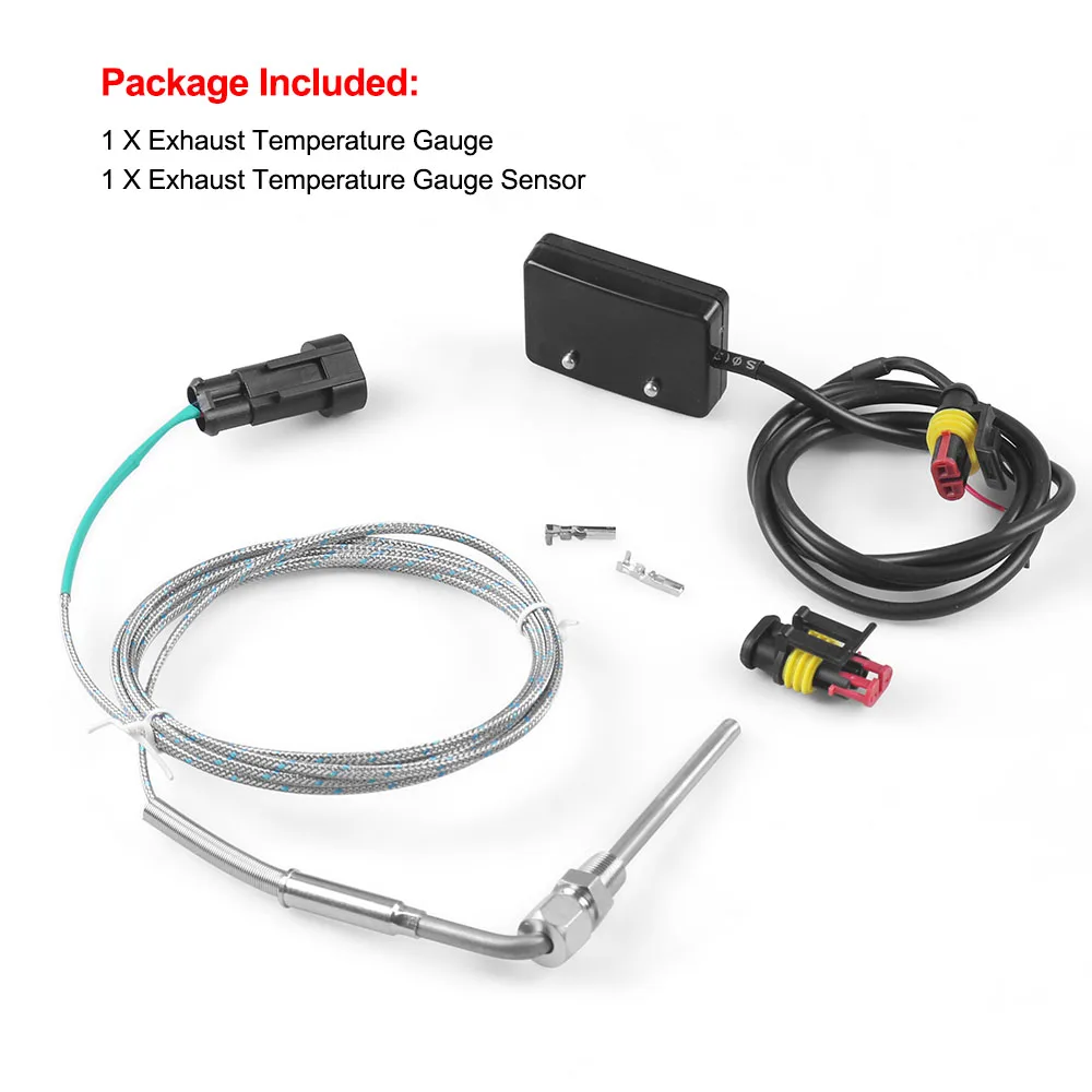 Car Exhaust Temp Gauge with Sensor for 4WD Hilux Patrol