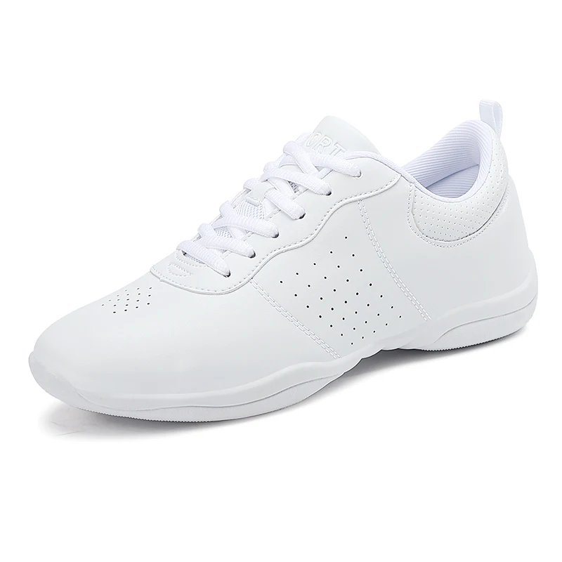 Marwoo cheerleading shoes Children's dance shoes Competitive aerobics Fitness Women's white jazz sports 2125