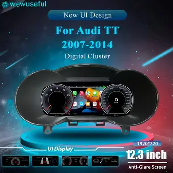 Velocímetro, Panel de Instrumentos Virtual para Audi TT 2007 8 9 10 11 12 13 14 Años, Panel Digital LCD 1