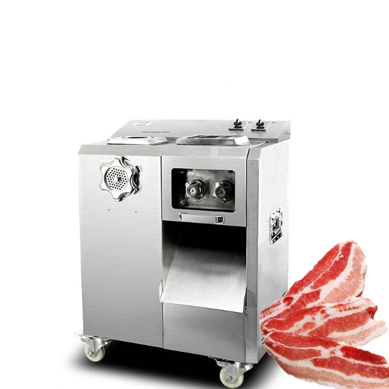 

Commercial Efficient Vegetable Slicer Large Meat Grinder Sausage Integrated Machine