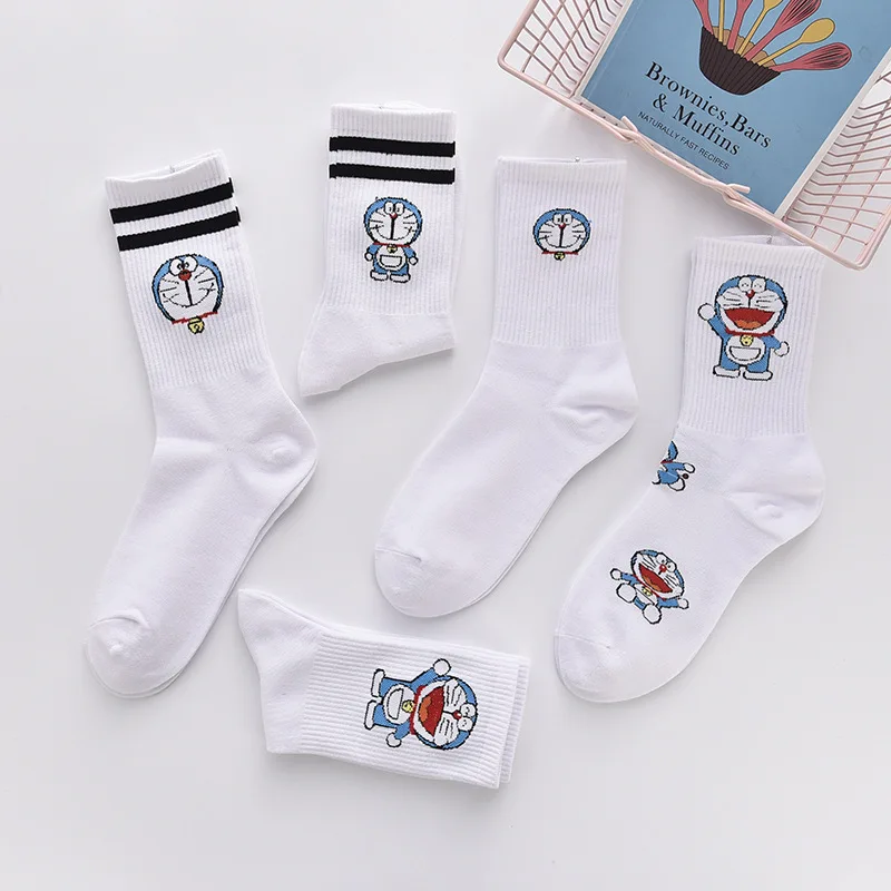 

Anime Sockings Doraemon Cosplay Funny Personality Cartoon Trend Socks Cartoon Socks Academic Style Gift