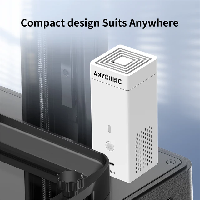 ANYCUBIC AirPure purificazione dell'aria efficiente filtro dell'aria caricato USB a basso rumore per stampante 3D in resina per Photon Mono X 4K M3 Plus 3