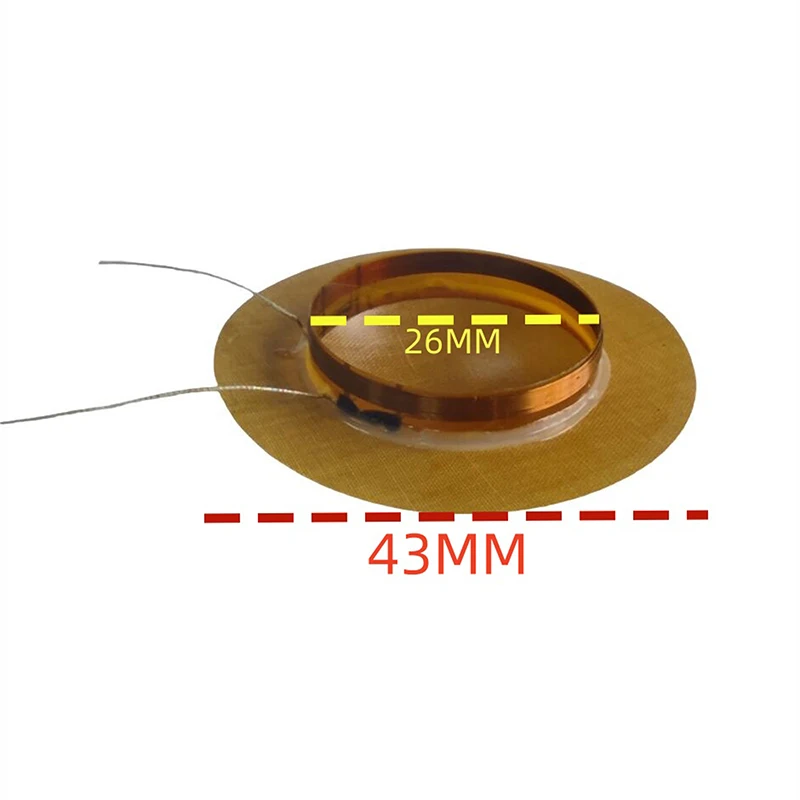 Super Tweeter Film a Bobina Vocale Piatto 8 Ohm per Audio 34,4mm Tweeter Altoparlante Bobina DIY Pellicola di Ricambio Audio Piatto per Home Theater Super Tweeter Film a Bobina Vocale Piatto 8 Ohm per Audio 34,4mm Tweeter Altoparlante Bobina DIY Pellicola di Ricambio Audio Piatto per Home Theater