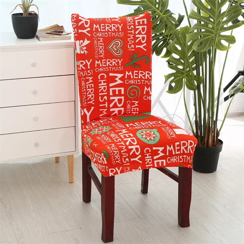 

Chair Cover Elastic Dining Chair One-Piece Simple Modern Home Christmas Hotel