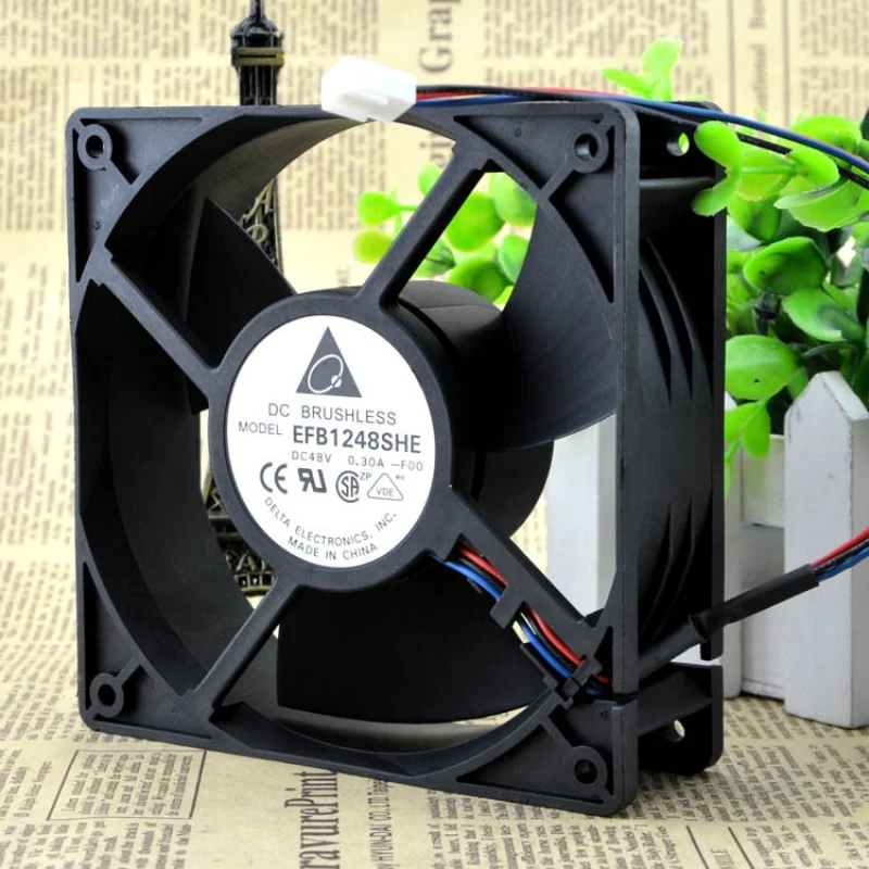 

EFB1248SHE-F00 48V 0.30a 12038 12cm Speed Measuring Cooling Fan