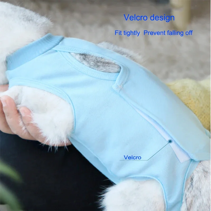 Summer thin section Four-legged Pet clothes Cat Sterilization Surgery suit Weaning Clothes Breathable Physiological Clothing images - 6