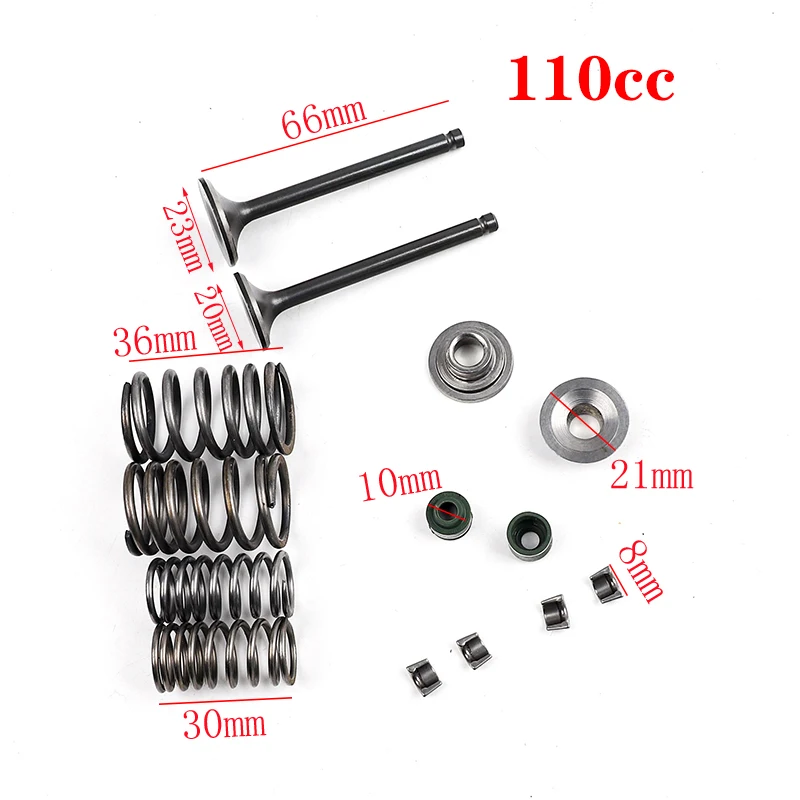 Replacement Intake Exhaust Valves Spring Kit for 110 cc/ 125cc Dirt Kart