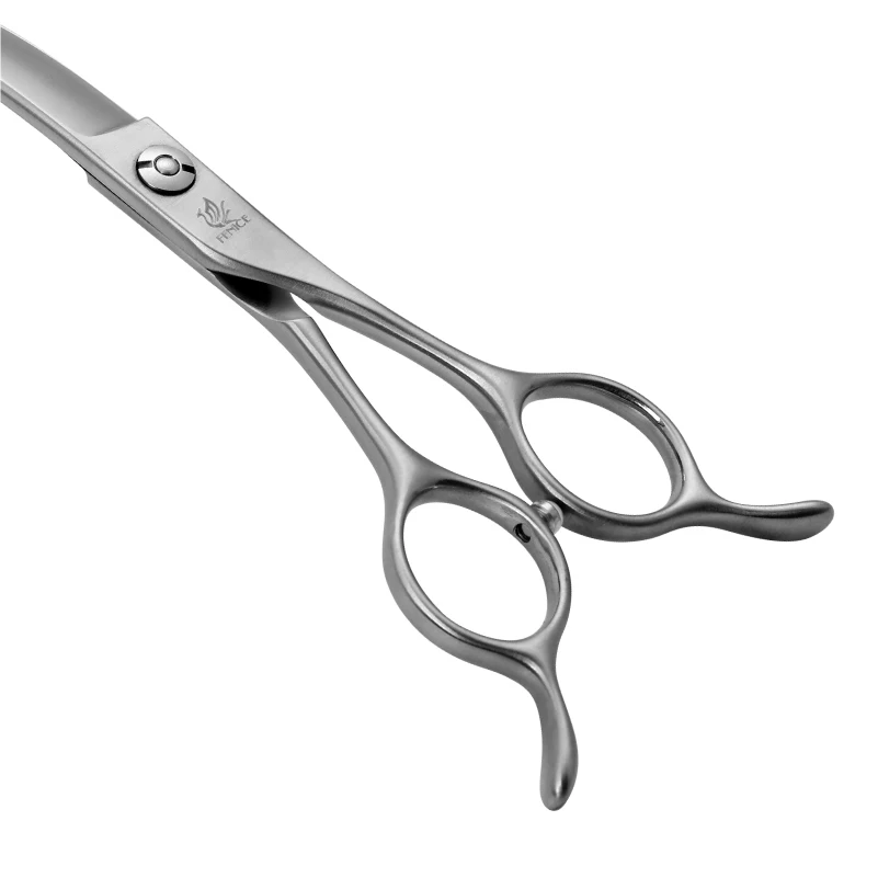 Fenice High Quality Pet Supplier Dog Beauty Products Pet Grooming Shears Thinning Curved Scissors