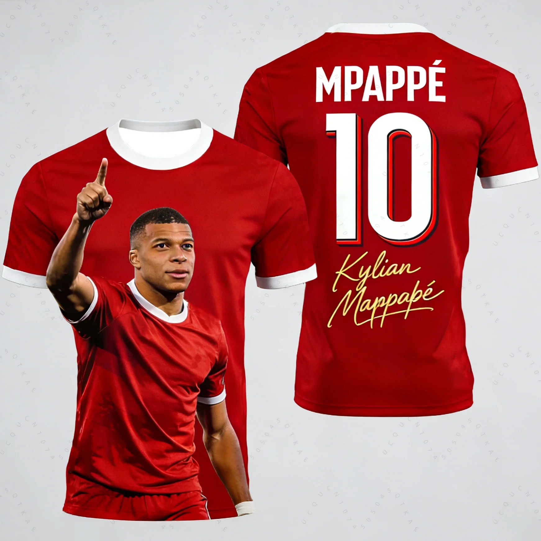 26 패션 Mbappe 스페셜 에디션 축구 티셔츠 빠른 건조 야외 스포츠 저지 통기성 남성 여성 키즈 오토바이 티셔츠
