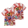 Tees Quick-dry 3D Hot Smiling Critters Scary Poppy Smiling Animal Game Peripheral Shirt Kids Clothes Boys Tops T-shirt Best Gift 6